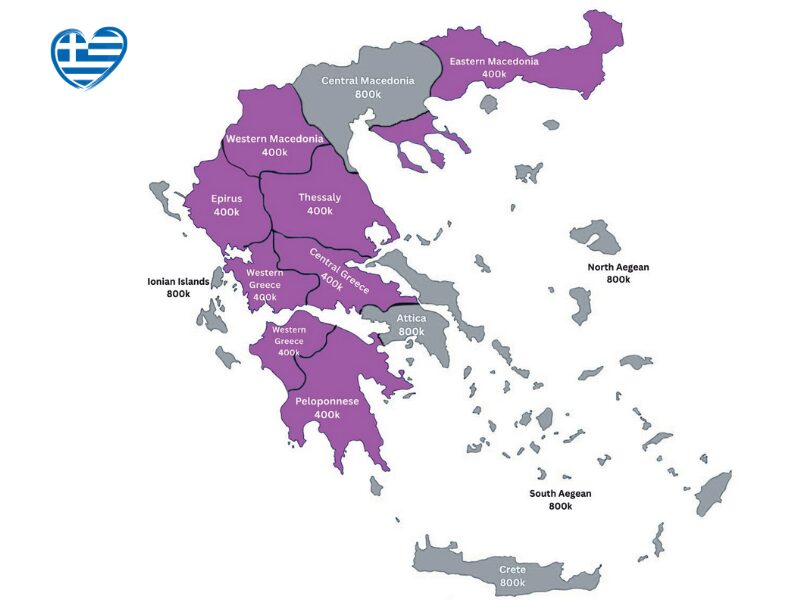 golden visa greece zones map